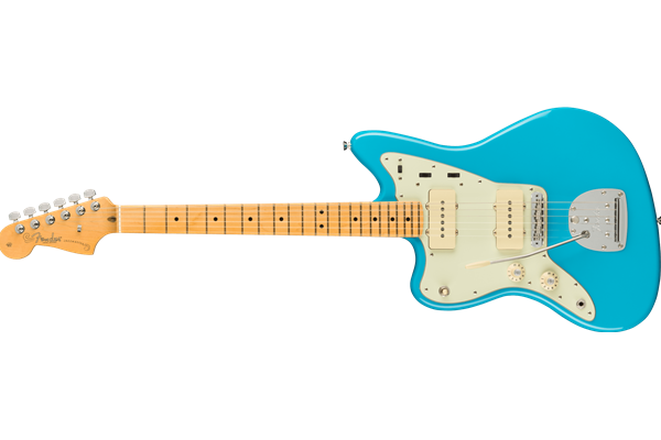 American Professional II Jazzmaster® Left-Hand, Maple Fingerboard, Miami Blue