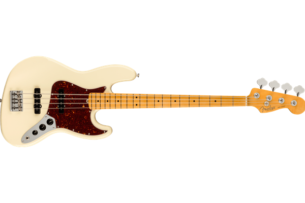American Professional II Jazz Bass®, Maple Fingerboard, Olympic White