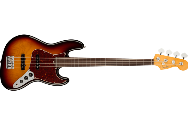 American Professional II Jazz Bass® Fretless, Rosewood Fingerboard, 3-Color Sunburst