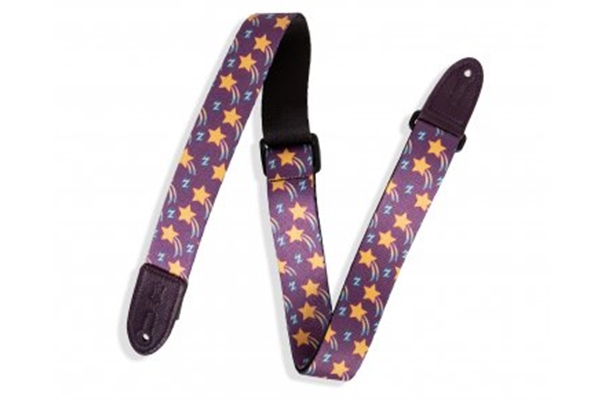 Levy's Junior Guitar Strap, Shooting Star Pattern, 1.5"