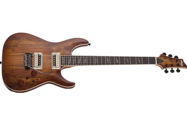 C-1 Exotic Spalted Maple Satin Natural Vintage Burst