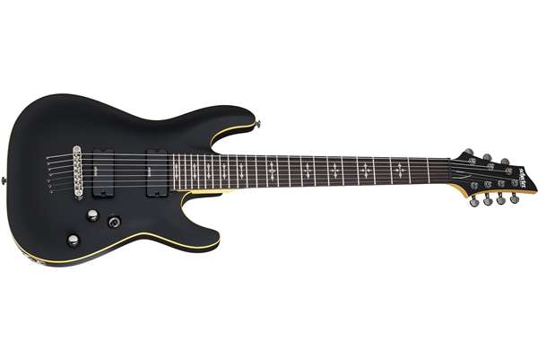 Demon-7 Aged Black Satin