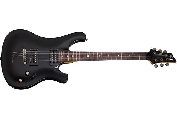 006 Sgr By Schecter Midnight Satin Black W/ Gig Bag