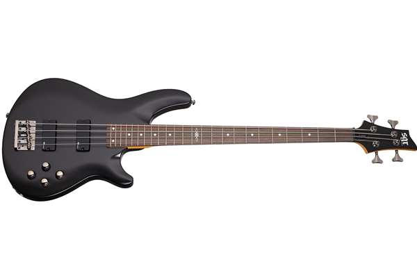 C-4 Bass Sgr By Schecter Midnight Satin Black W/ Gig Bag