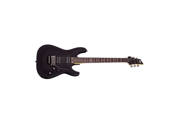 C-1 Fr Sgr By Schecter Gloss Black W/ Gig Bag