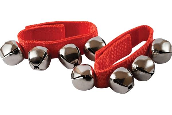 Wrist Bells - Red, 1 Pair