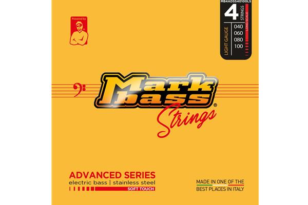 Markbass Long Scale Soft Touch 4 Bass Strings - Stainless Steel, Light Gauge