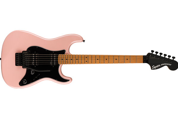 Contemporary Stratocaster® HH FR, Roasted Maple Fingerboard, Black Pickguard, Shell Pink Pearl