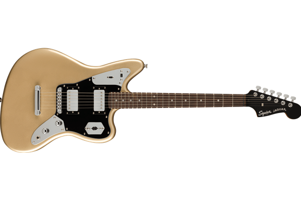 Contemporary Jaguar® HH ST, Laurel Fingerboard, Black Pickguard, Shoreline Gold