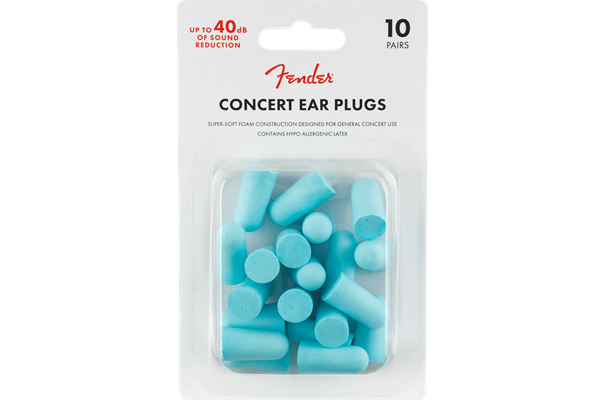 Concert Ear Plugs (10 Pair), Daphne Blue