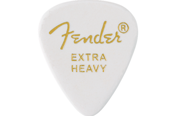Classic Celluloid, White, 351 Shape, Extra Heavy, 12 Count