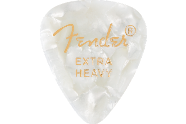 351 Shape Premium Picks, Extra Heavy, White Moto, 12 Count