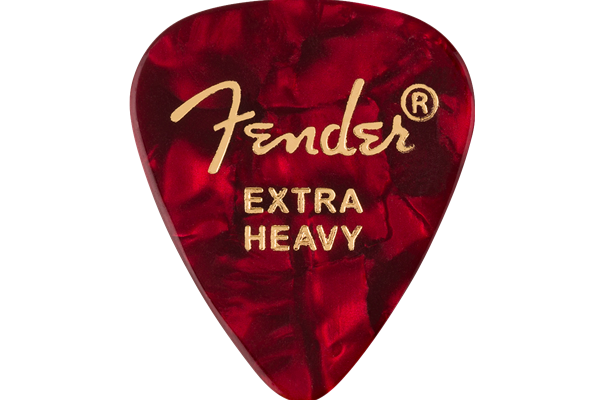 351 Shape Premium Picks, Extra Heavy, Red Moto, 12 Count