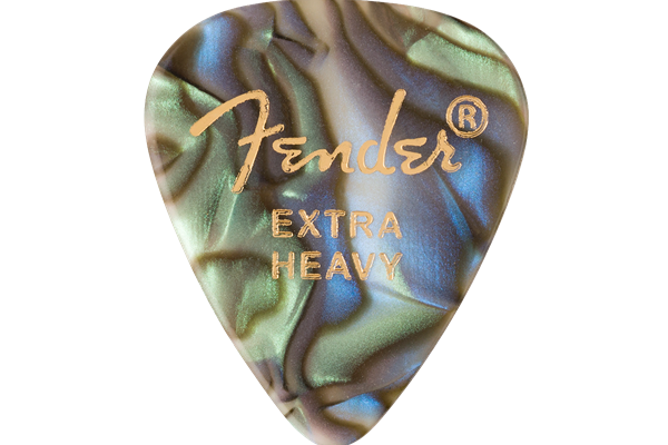 351 Shape Premium Picks, Extra Heavy, Abalone, 12 Count