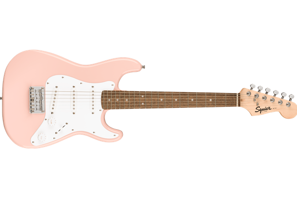 Mini Stratocaster®, Laurel Fingerboard, White Pickguard, Shell Pink
