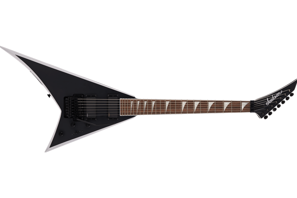 X Series Rhoads RRX24-MG7, Laurel Fingerboard, Satin Black with Primer Gray Bevels