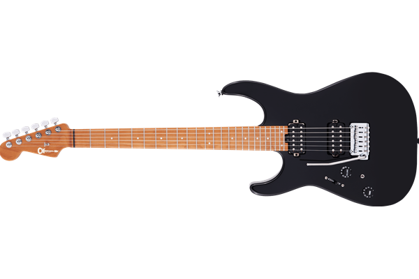 Pro-Mod DK24 HH 2PT CM LH, Caramelized Fingerboard, Gloss Black