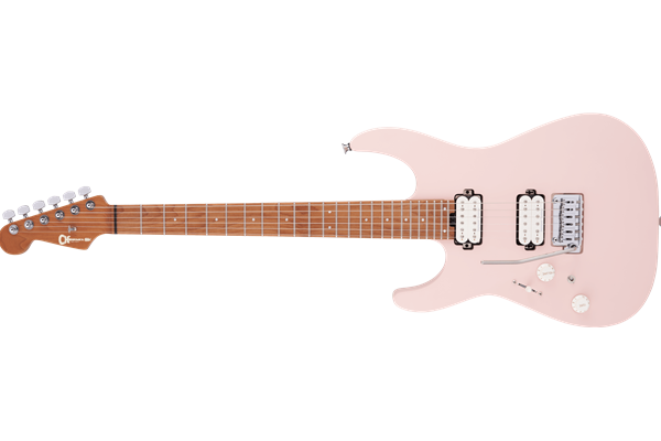 Pro-Mod DK24 HH 2PT CM LH, Caramelized Fingerboard, Satin Shell Pink