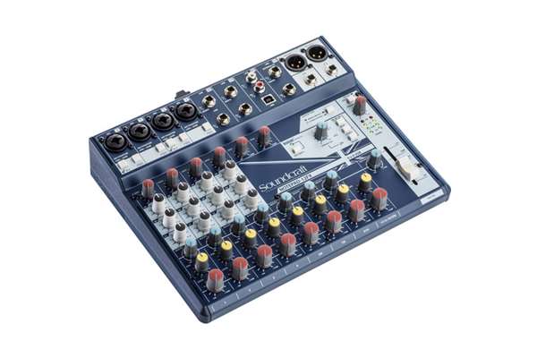 12 ch desktop mixer with USB and Effects