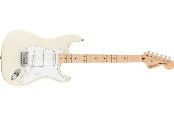 Affinity Series® Stratocaster®, Maple Fingerboard, White Pickguard, Olympic White