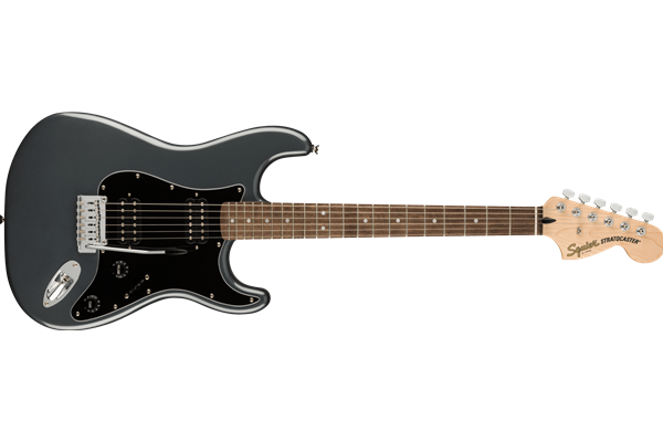 Affinity Series™ Stratocaster® HH, Laurel Fingerboard, Black Pickguard, Charcoal Frost Metallic