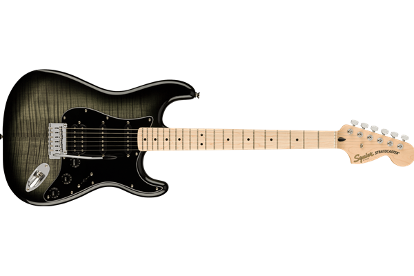 Affinity Series™ Stratocaster® FMT HSS, Maple Fingerboard, Black Pickguard, Black Burst