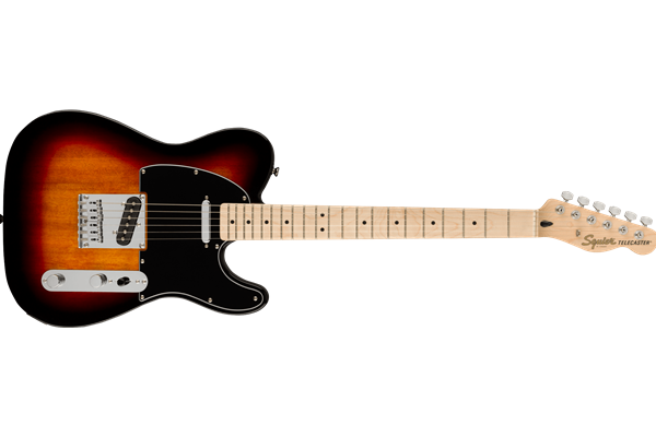 Affinity Series® Telecaster®, Maple Fingerboard, Black Pickguard, 3-Color Sunburst