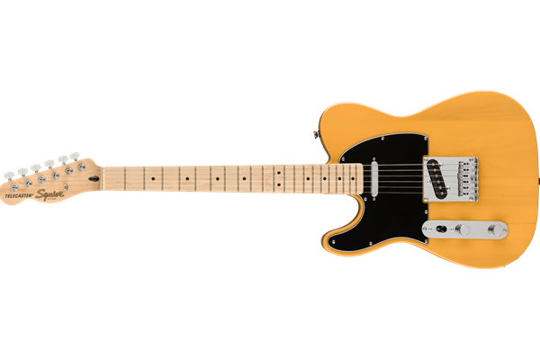 Affinity Series™ Telecaster® Left-Handed, Maple Fingerboard, Black Pickguard, Butterscotch Blonde