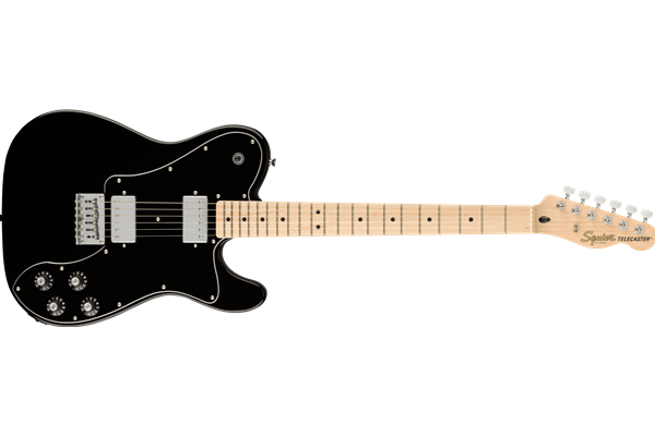 Affinity Series® Telecaster® Deluxe, Maple Fingerboard, Black Pickguard, Black