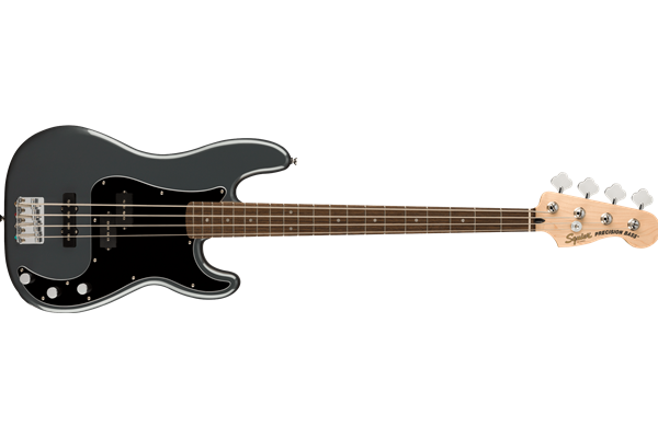 Affinity Series™ Precision Bass® PJ, Laurel Fingerboard, Black Pickguard, Charcoal Frost Metallic