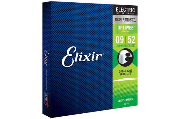 Elixir OPTIWEB 9-52 Super-Light 7 String Set
