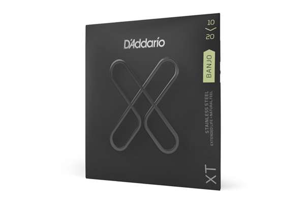 D'Addario XT Banjo 5 String Set, Stainless Steel - Medium/Light