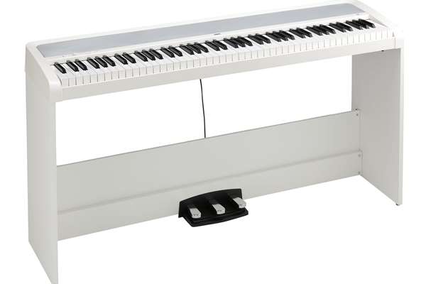 Korg 88 Key Hammer Action Stage Piano With Stand / Pedal Included, White