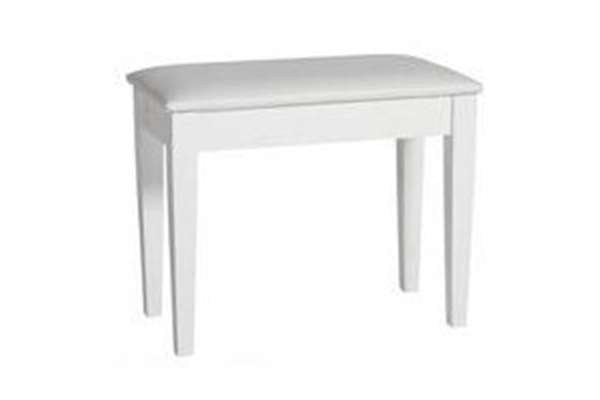 Korg White Piano Bench with Storage