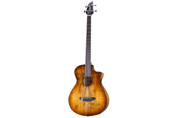 Breedlove Pursuit Exotic S Concerto Amber Bass CE Myrtlewood-Myrtlewood