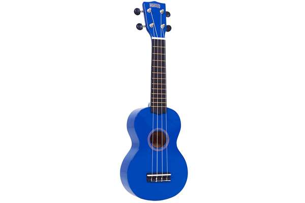 Mahalo Blue Soprano Uke w/ Bag, Blue