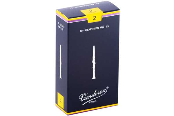 Vandoren 2 Strength Eb Clarinet Reeds