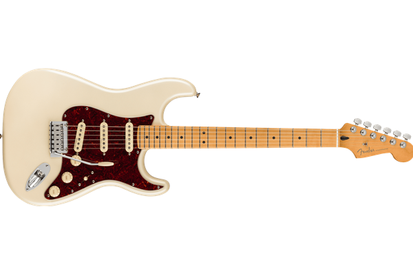 Player Plus Stratocaster®, Maple Fingerboard, Olympic Pearl