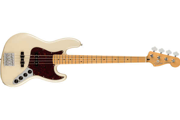 Player Plus Active Jazz Bass®, Maple Fingerboard, Olympic Pearl