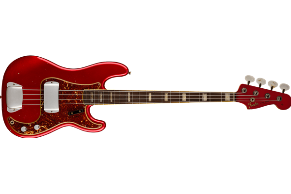 Limited Edition P/J Bass Journeyman Relic®, Rosewood Fingerboard, Aged Candy Apple Red
