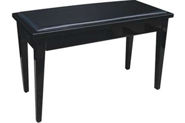 Profile Piano Bench w/ Compartment Black