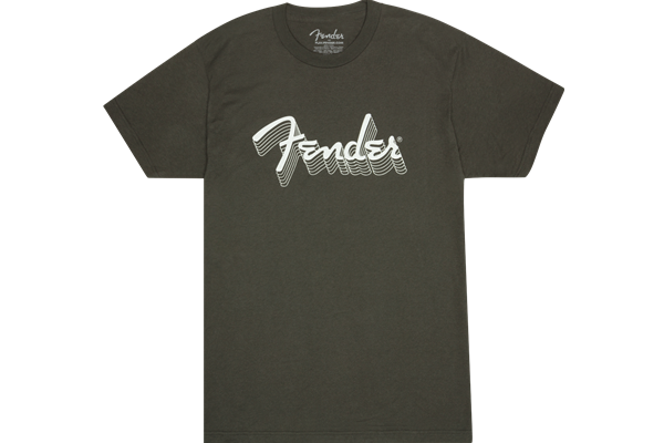 Fender® Reflective Ink T-Shirt, Charcoal, XL
