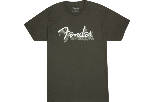 Fender® Reflective Ink T-Shirt, Charcoal, XXL