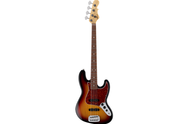 Fullerton Deluxe JB, 3-Tone Sunburst, Chechen Fretboard