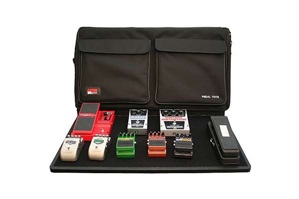 30" X 16" Wood Pedal Board w/ Black Nylon Carry Bag; Includes G-Bus-8 Power Supply W/ (8) 9V & (3) 1