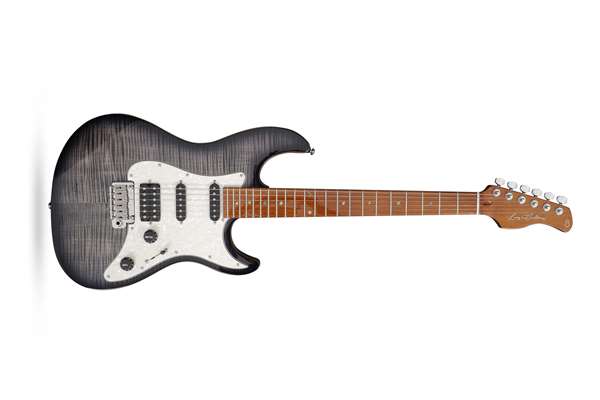 Sire Larry Carlton S7 Flame Maple, Trans Black