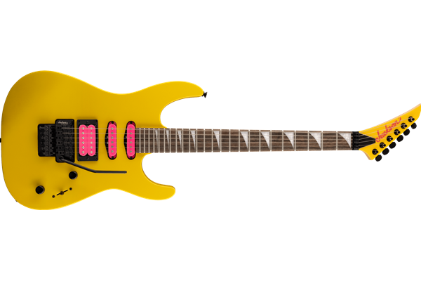 X Series Dinky® DK3XR HSS, Laurel Fingerboard, Caution Yellow