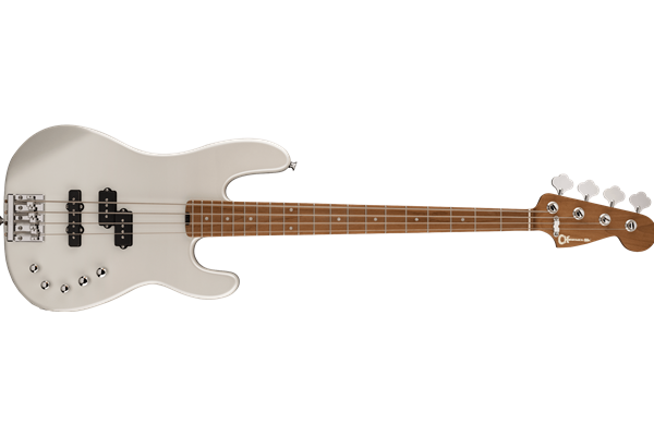 Pro-Mod San Dimas® Bass PJ IV, Caramelized Maple Fingerboard, Platinum Pearl