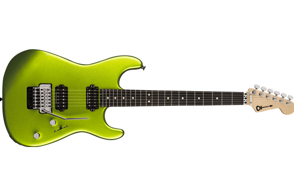 Pro-Mod San Dimas® Style 1 HH FR E, Ebony Fingerboard, Lime Green Metallic