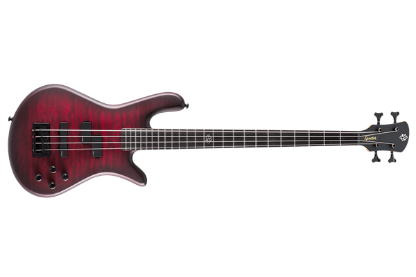 NS Pulse 4 String Bass, Black Cherry Matte